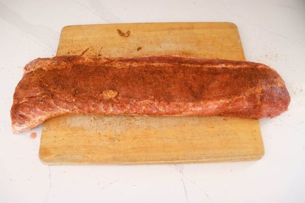 Grilled Pork Loin Process