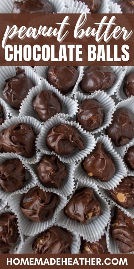 chocolate peanut butter balls