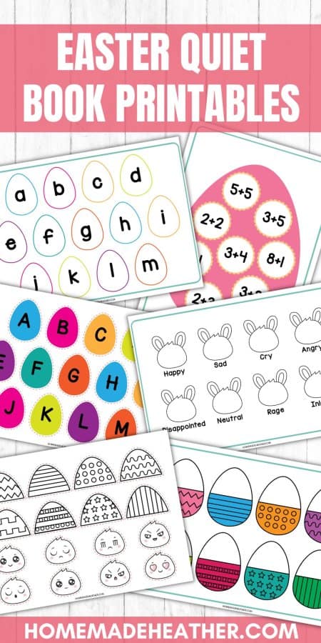 Easter Quiet Book Printables