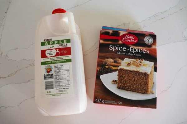 Apple Cider Donut Ingredients