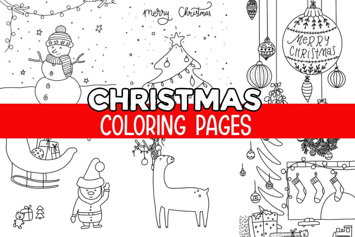 Christmas Coloring Posters - Heather Taylor Home