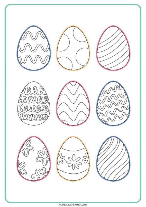 Easter Quiet Book Printables