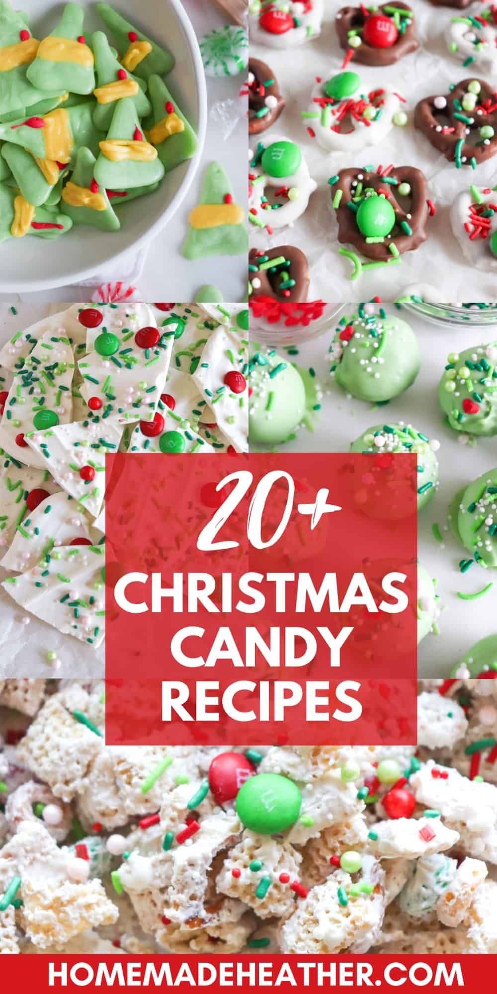 20+ Easy Christmas Candy Recipes - Homemade Heather