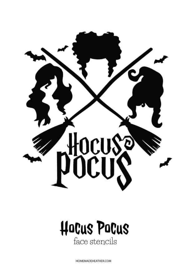 Hocus Pocus Pumpkin Carving Stencils