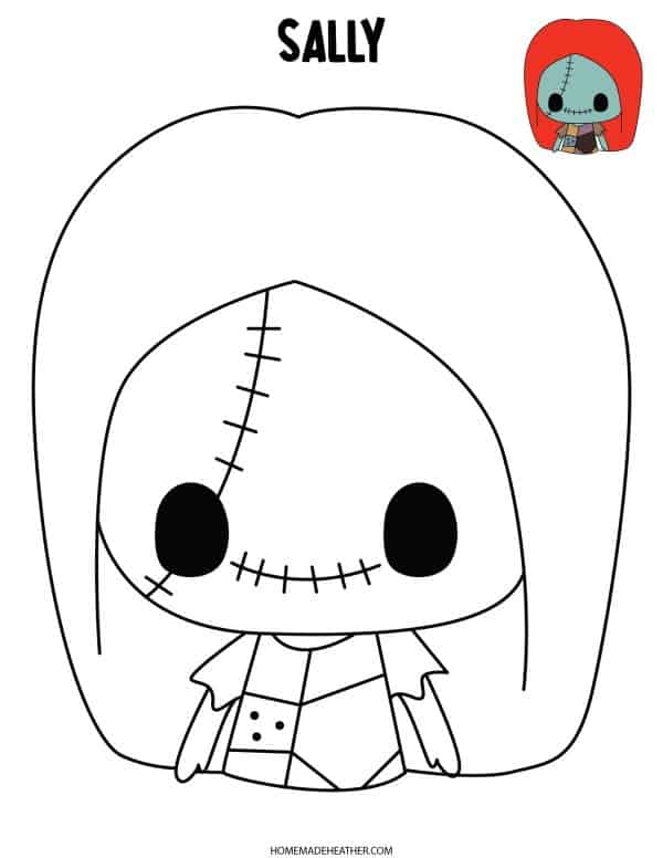 Sally Coloring Page