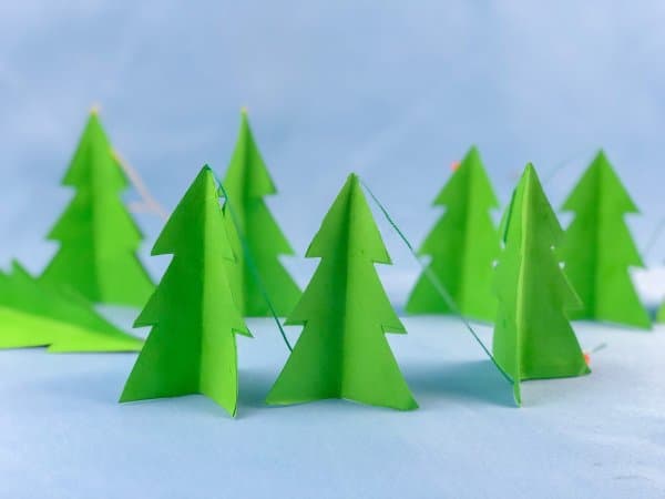 Paper Tree Garland 