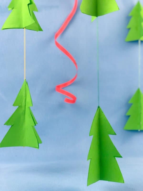 Christmas Tree Paper Garland