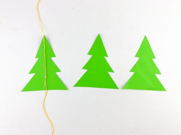 Paper Tree Garland Process