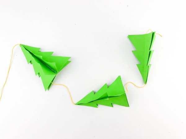 Paper Tree Garland Process