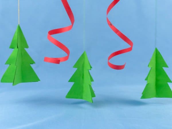 Christmas Tree Paper Garland