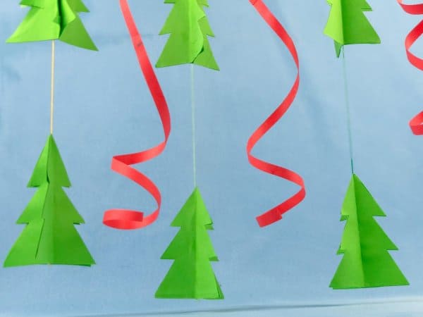 Christmas Tree Paper Garland