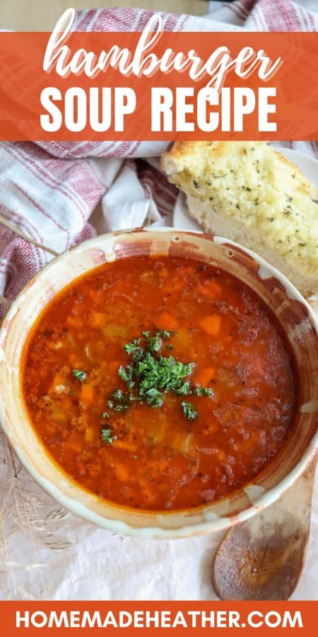 The Best Hamburger Soup Recipe