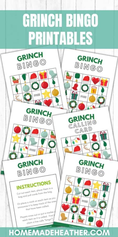 Grinch Bingo Printables