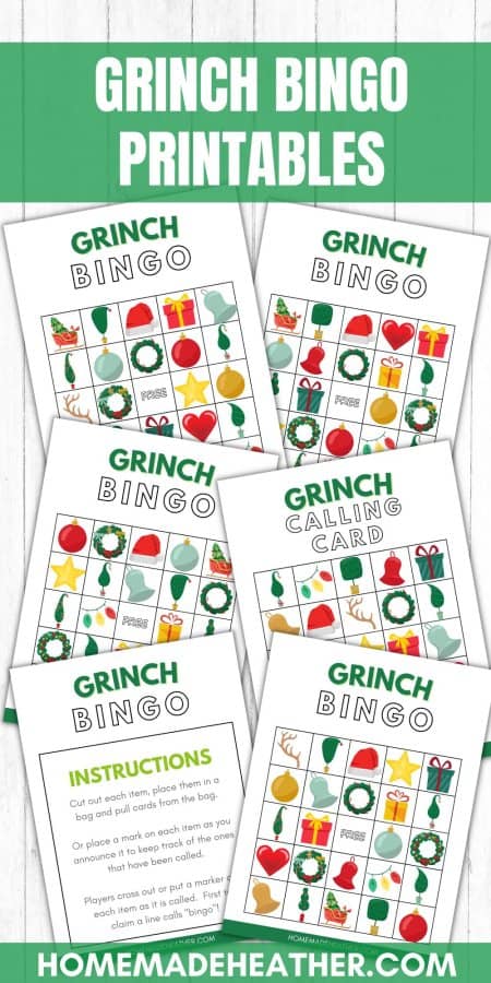 Grinch Bingo Printables
