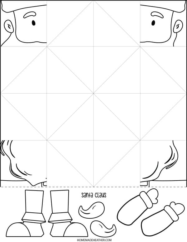 Christmas Cootie Catcher Printables