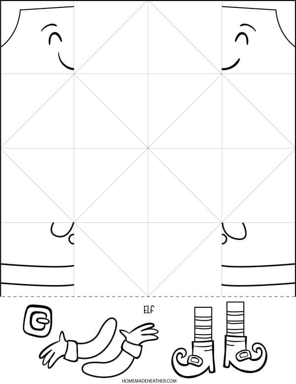 Christmas Cootie Catcher Printables