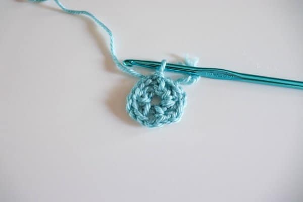 Crochet Snowflake Process