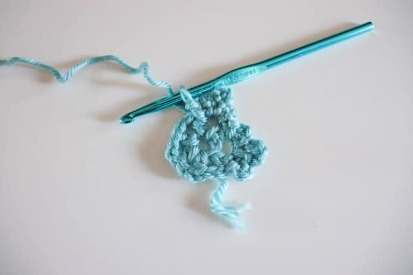 Crochet Snowflake Process