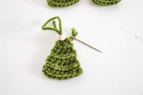 Crochet Tree Ornament Process