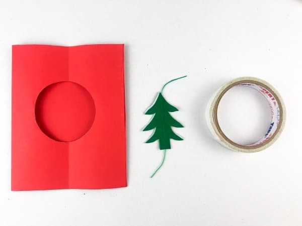 3D Christmas Card Craft Process