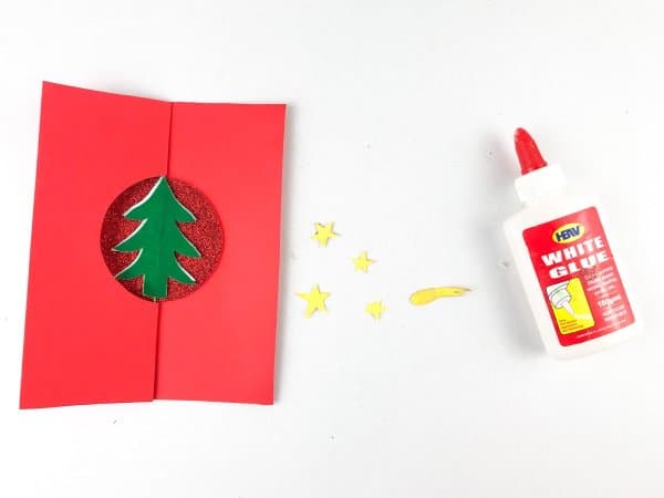 3D Christmas Card Craft Process