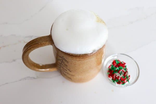 Sugar Cookie Latte Process