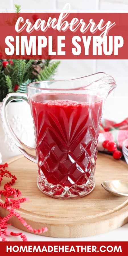 Cranberry Simple Syrup Recipe