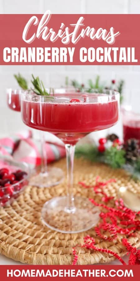 Christmas Cranberry Cocktail Recipe