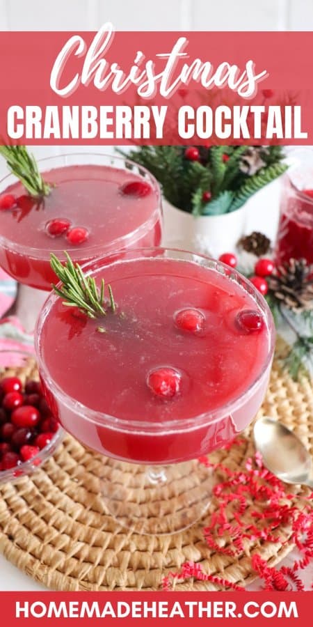 Christmas Cranberry Cocktail Recipe