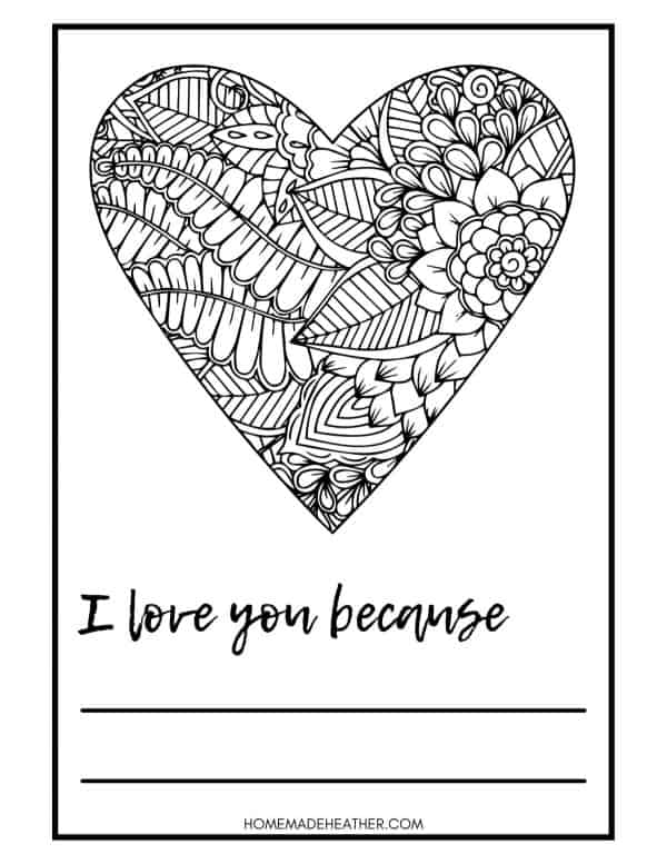Valentine Coloring Pages for Adults