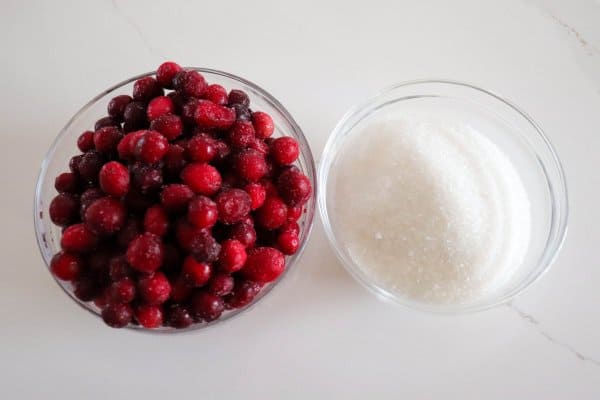 Cranberry Simple Syrup Process