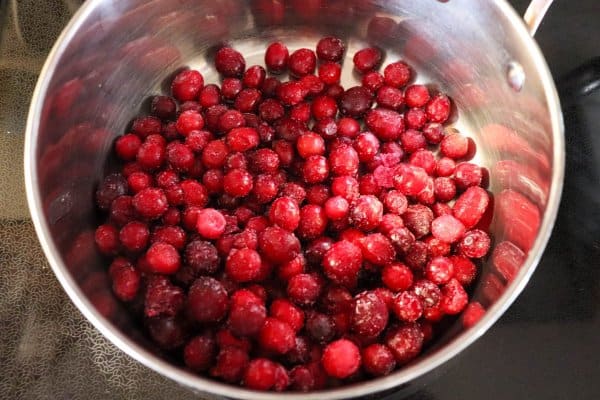 Cranberry Simple Syrup Process