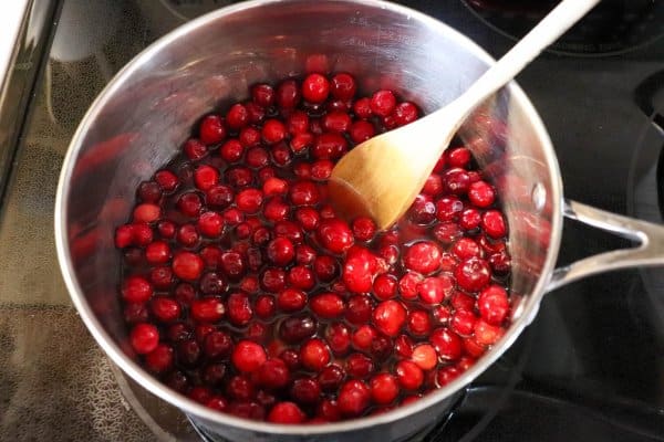 Cranberry Simple Syrup Process