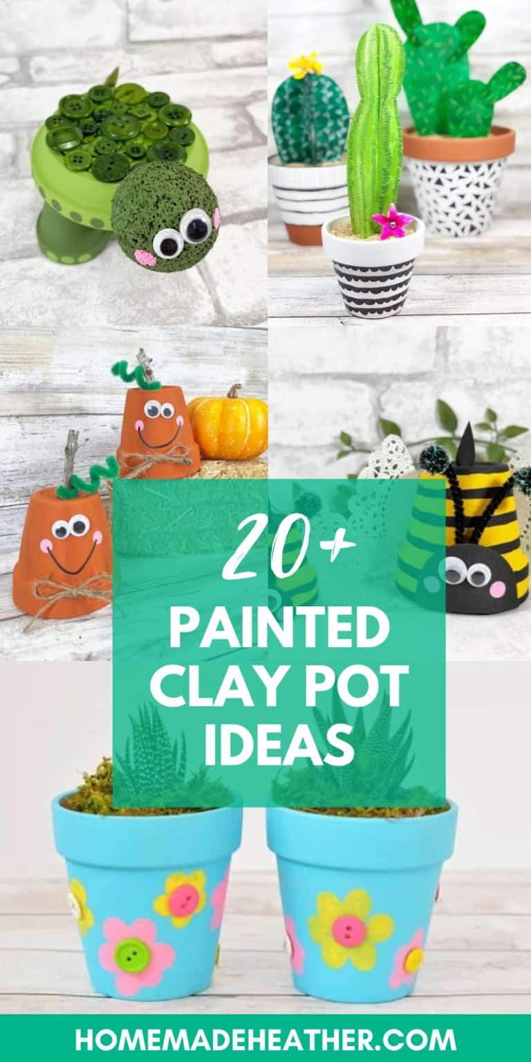 20+ Painted Clay Pot Ideas