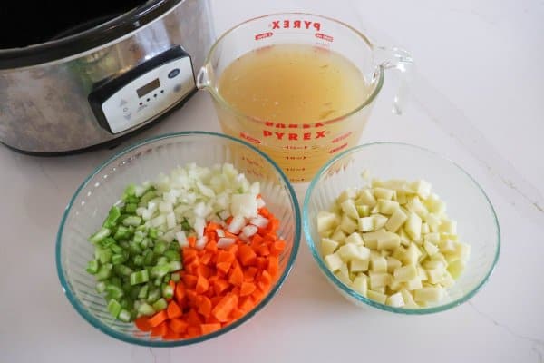 Crockpot Turkey Soup Ingredients