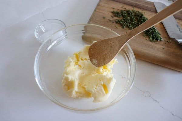 Herb & Butter Rub Process