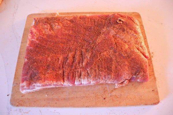 Smoked Pork Belly Process