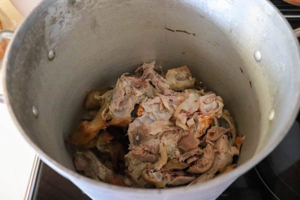 Turkey Broth Process