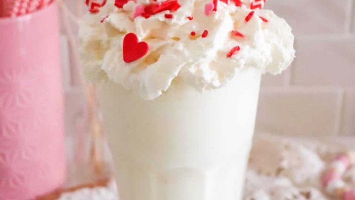 Valentine's Day Milkshake Recipe » Homemade Heather