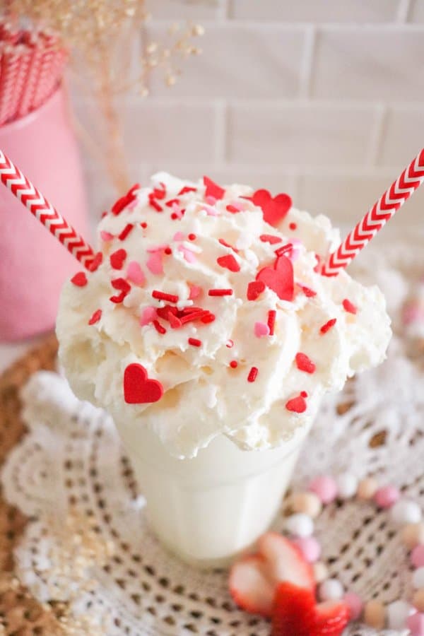 Valentine's Day Milkshake Recipe