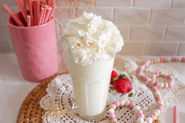 Valentine's Day Milkshake Process