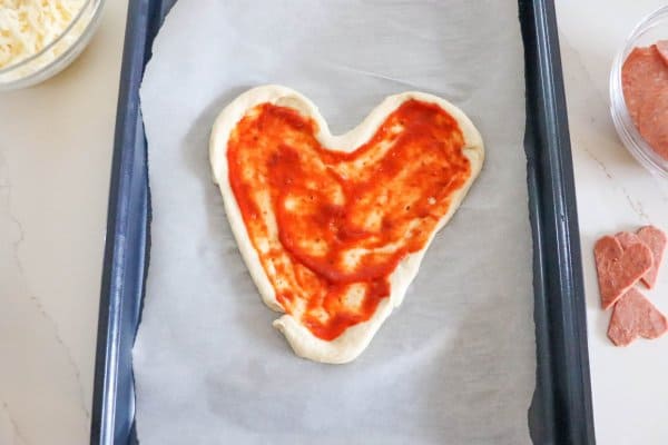 Valentines Pizza Process