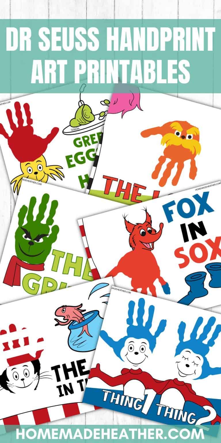 Printable Dr Seuss Handprint Templates