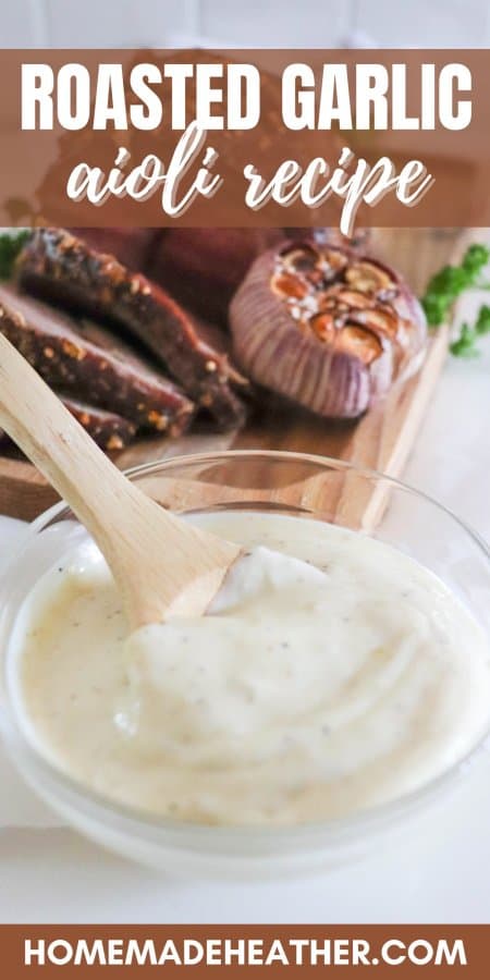 Roasted Garlic Aioli Recipe