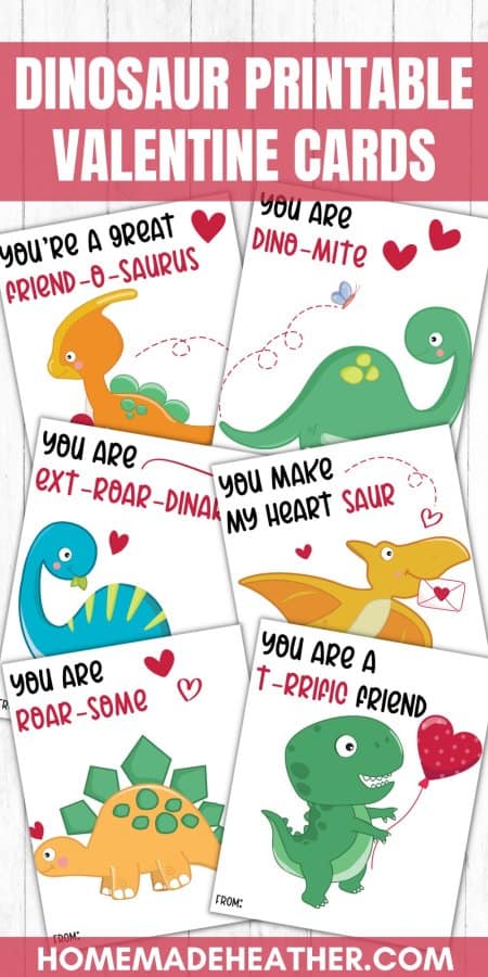 mothers day activity printables Dinosaur Printable Valentine Cards