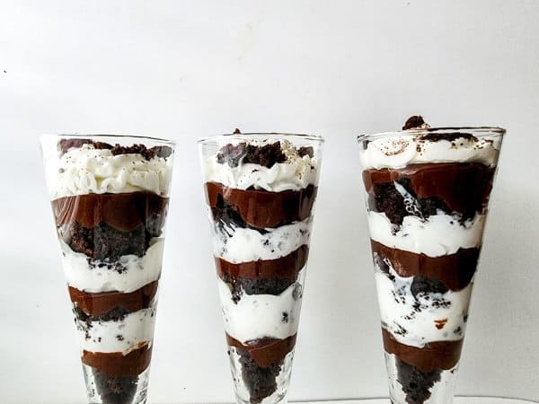 Chocolate Mousse Trifle Process