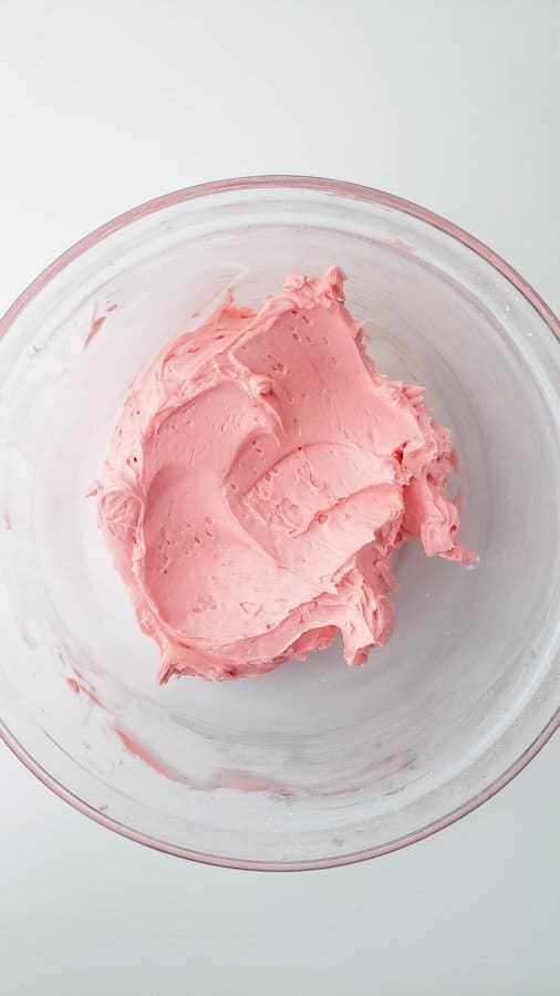 Strawberry Cake Process