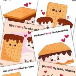 Smore Printable Valentine Cards