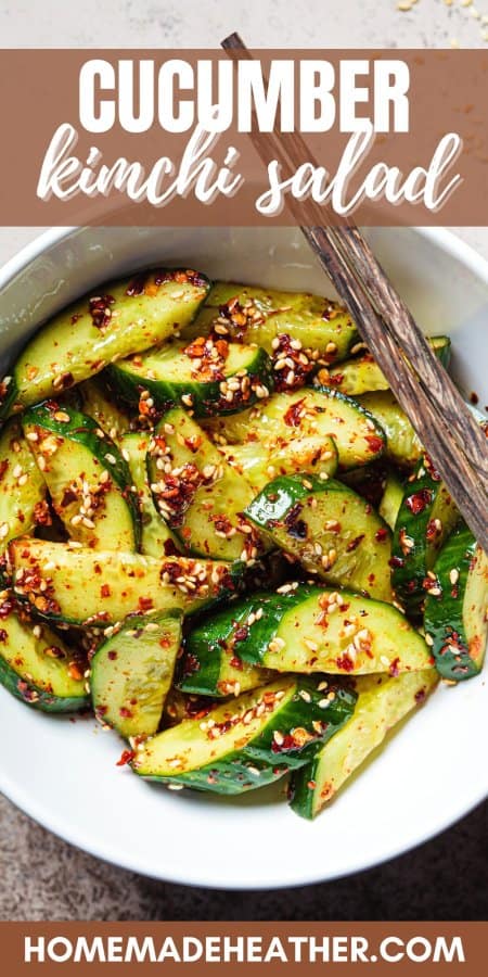 Cucumber Kimchi Salad Recipe