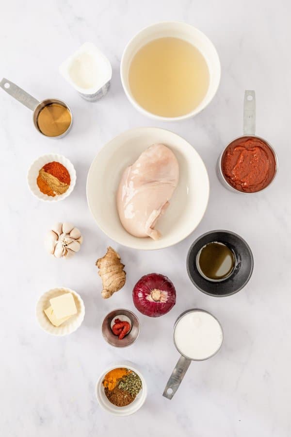 Chicken Tikka Masala Ingredients